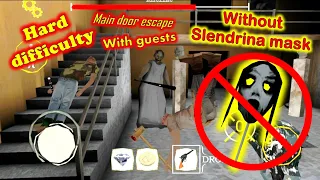 The Twins, hard difficulty with guests without using Slendrina mask, door escape