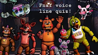 GUESS THE FNAF CHARACTER (FNAF UCN Voice Lines) #2