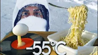 8 Сумасшедших экспериментов при -55°C, -67°F (Самый холодный город в мире: Якутск)