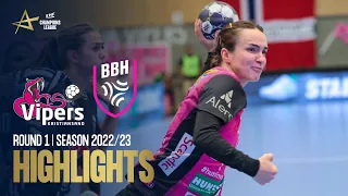 Vipers Kristiansand vs Brest Bretagne Handball | HIGHLIGHTS | Round 1 | EHF Champions League
