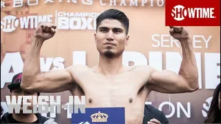 Garcia vs. Easter: Weigh-In | SHOWTIME CHAMPIONSHIP BOXING