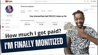 MY FIRST YOUTUBE PAY CHECK! KENYAN YOUTUBER/How Much I Earned As A Small YouTuber In Kenya