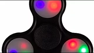 Latest LED Light Up Fidget Spinner - Coolest New Design 2017