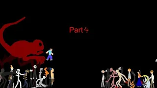 SCP Vs Creepypasta Part 4 | Stick Nodes