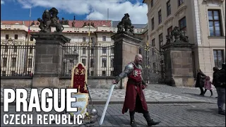 [4K HDR] Prague Castle Walking Tour, The Czech Republic.