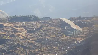 Landing at Talcha Airport Rara Lake Mugu