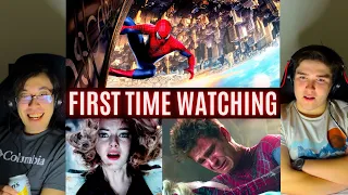 *REACTING to *The Amazing Spider-Man 2* MY HEART BROKE!!! (First Time Watching) Spider-Man movies