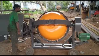 1 bag electric bed type concrete mixer machine