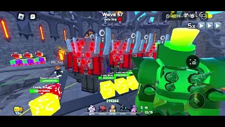 Playing endless in toilet tower defense 1 #toliettowerdefense #roblox