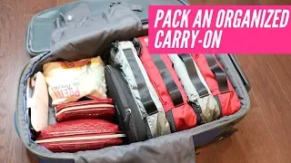 ✈️Pack With Me in a Carry On! | Organized Travel 🧳