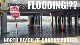 Flooding in North Beach Corpus Christi, TX