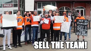 Flyers Fans Make Their Voices Heard at Protest!