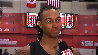 Kyle Allman Jr.‘s Interview After the Game vs. the Clippers [2022 NBA Summer League]