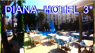DIANA HOTEL 3*- недорогой отель в центре поселка Ичмелер.Турция, Мармарис.