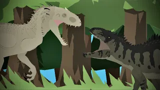 Indominus Rex vs Giganotosaurus (Battle of the Apex Predators)