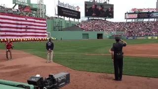 Red Sox fans sing national anthem in first home game after Boston Marathon bombings