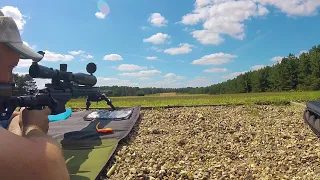 Short clip from Thetford CGR with the Tikka T3x Tac A1 600 yards