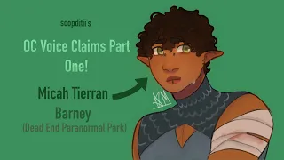 Micah Tierran (OC) Voice Claim-Barney (Dead End Paranormal Park)