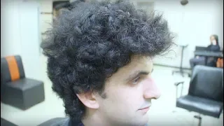 curly hair | fantastic hair cutting tutorial | hair transformation - asmr barber