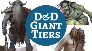 D&D MONSTER RANKINGS - GIANTS