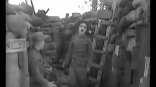 Charlie Chaplin - Shoulder Arms (1918) - Shooting scene