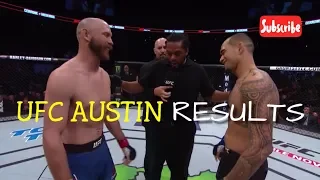 UFC AUSTIN RESULTADOS ||RESULTS