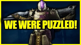 The ENTIRE Destiny Community Just Got PUZZLED - Destiny 2