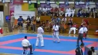 2009  World Games - Karate - 75kg : Greece vs Belgium 