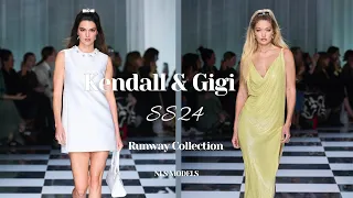 Kendall Jenner & Gigi Hadid  - SS24 - Runway Collection