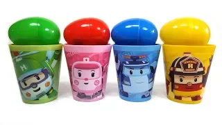 로보카폴리 컵안에 다양한 장난감으로 1부터 10까지 영어 숫자놀이와 간단한 영어 색깔놀이 동영상