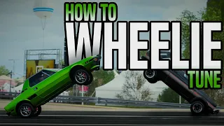 How To Tune a Wheelie Car In Forza Horizon 4