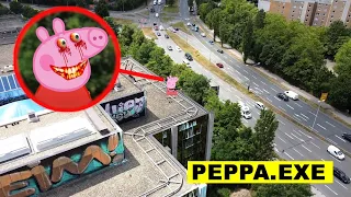 DRONE CATCHES PEPPA PIG EXE IN REAL LIFE AT 3AM!!