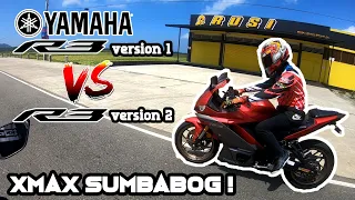 YAMAHA R3 version 1 vs YAMAHA R3 version 2 | XMAX SUMABOG!