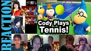 SML Movie: Cody Plays Tennis REACTIONS MASHUP