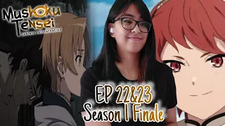 AN INSPIRING FINALE | Mushoku Tensei Episodes 22 And 23 Season 1 Finale Reaction!