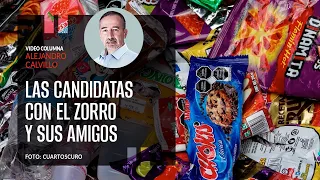 Las candidatas con el Zorro y sus amigos. Por Alejandro Calvillo ¬ Video columna