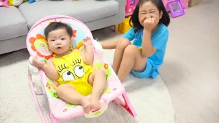 Boram finge ser babá para um dia de bebê de verdade 👶