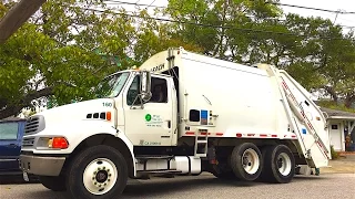 Leach Rear Loader Crushing Bulk Waste