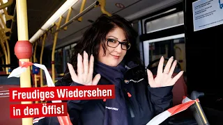 Freudiges Wiedersehen in den Öffis