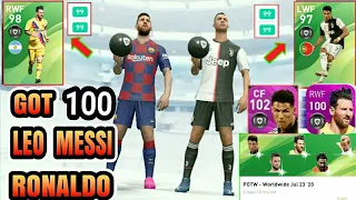 OMG Got 100 MESSI & 102 RONALDO 🔥 | POTW - Worldwide Jul 23 '20 Pack Opening PES 2020 Mobile