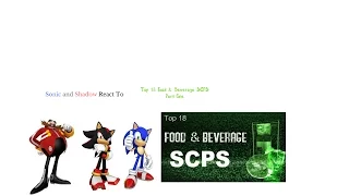 Sonic and Shadow React To Top 18 Food & Beverage SCPS Part One