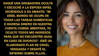 SAQUÉ UNA GRABADORA OCULTA Y ESCUCHÉ A LA ESPOSA INFIEL DICIÉNDOLE A SU AMANTE