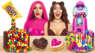 Bubble Gum vs Chocolate Food Challenge | Mukbang by RATATA POWER