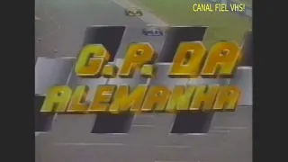 Rede Globo - Chamada Fórmula 1 'GP da Alemanha'.+ Oferecimentos - 1993