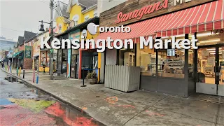 [4K] Toronto Downtown Walking Tour - Kensington Market | Chinatown | Spadina Avenue