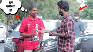 Giving One Day Salary To Delivery Boy | Must Watch | Yash Choudhary