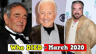 Famous People Who DIED in March 2020 Part 2 !! Recently DIED People