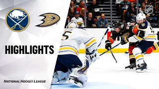 NHL Highlights | Sabres @ Ducks 10/16/19