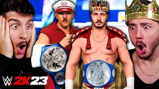 WWE 2K23 But We Put AM & Brent Oakley in a Tag Team!