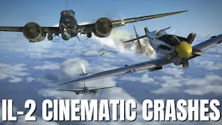 Cinematic & Realistic Crashes & More! V167 | IL-2 Sturmovik Flight Simulator Crashes